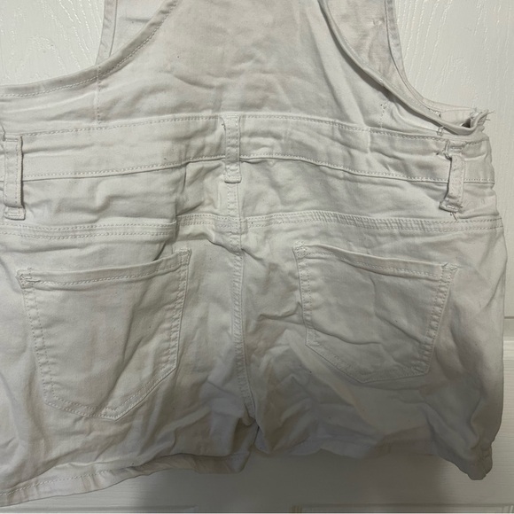 AMERICAN Bazi White Shorts Overalls - Picture 8 of 13